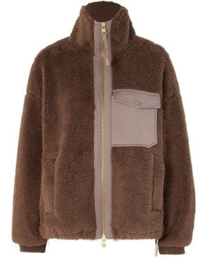 Varley Lowell Sherpa Jacket - Brown