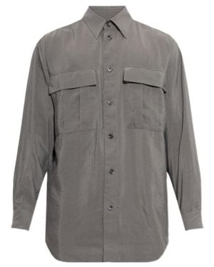 Giorgio Armani Oversized Pocket Shirt - Grey