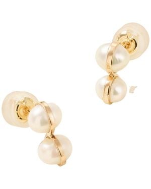 Melissa Joy Manning 14-Karat Recycled Pearl Earrings - Metallic