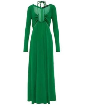Proenza Schouler Matte Jersey Maxi Dress - Green
