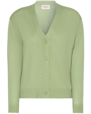 Weekend by Maxmara Wool-Cashmere Cardigan - Green