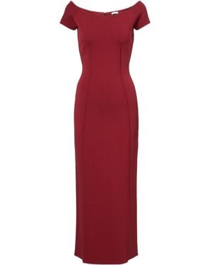 JOSEPH Foin Jersey Midi Dress - Red