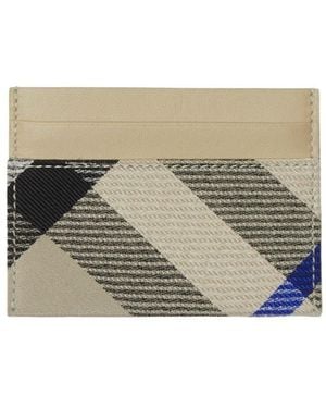 Burberry Checked Cardholder - Multicolour
