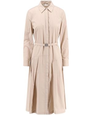 Tory Burch Shirt Dresses - Natural
