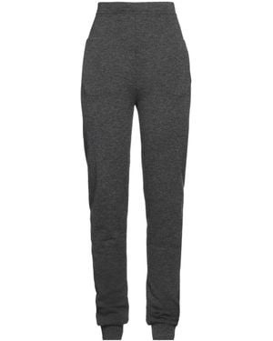 Saint Laurent High-Waisted Cashmere Casual Pants - Gray