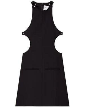Courreges Cut-Out Sleeveless Dress - Black