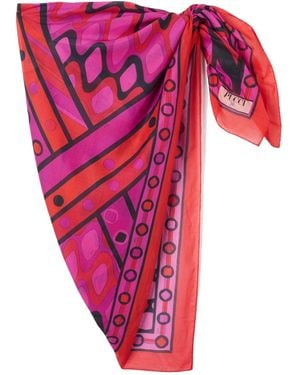 PUCCI Pucci Vivara Printed Pareo - Pink