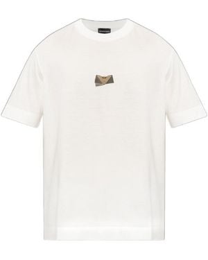 Emporio Armani T-Shirt With Logo - White