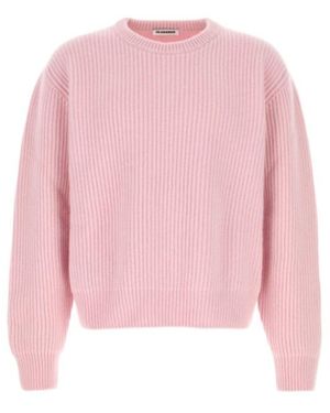 Jil Sander Ribbed-Knit Wool Jumper - Pink