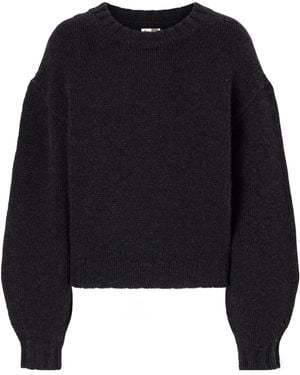 KHAITE Gemma Cashemere-Knit Sweater - Black