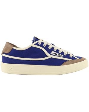 Autry Contrast Panel Low-Top Trainers - Blue