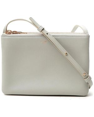 Celine Trio Smooth Sheep Leather Handbag - Gray