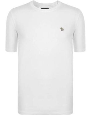 Paul Smith Item O-Neck Short-Sleeved T-Shirt - White