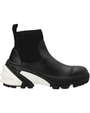 1017 ALYX 9SM 'leather Mid' Ankle Boots - Black