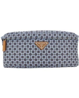 Prada Zipper Waist Bag - Blue