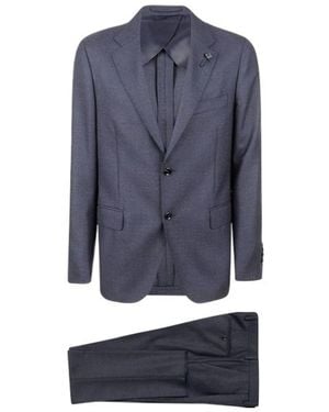 Lardini Two-Piece Tailored Suit - Blue