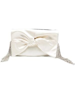 Anya Hindmarch Tassel-Embellished Clutch - Natural