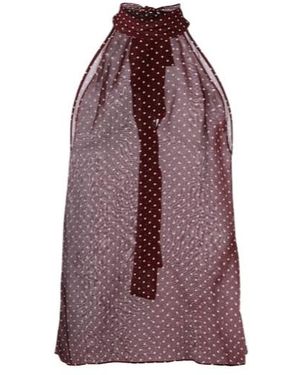 Nili Lotan Halter Neck Cardigan - Purple