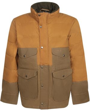 Filson Padded High-Collar Jacket - Brown