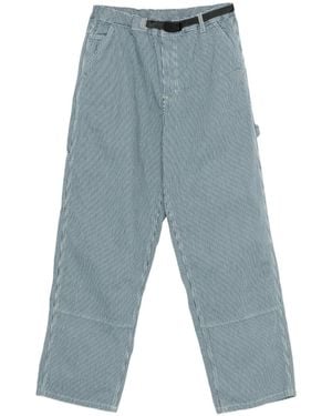 Gramicci Striped Belted Trousers - Blue