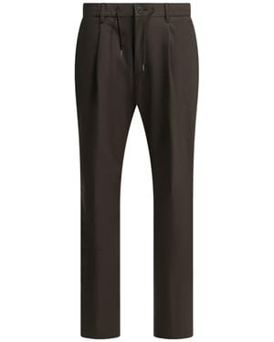 Herno Drawstring Casual Pants - Black