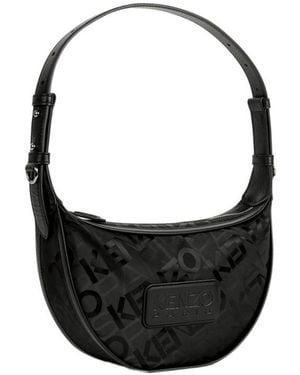 ハンドバッグ KENZO Woman Handbag Black FD52SA728L42 99 Kenzo Ball-shaped leather bag with logo - Black | FD52SA728L4299
