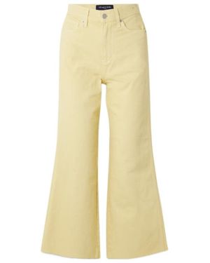 Veronica Beard Taylor Flared Jeans - Yellow