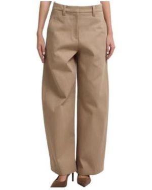 Brunello Cucinelli Casual Pants With Belt Loops - Natural