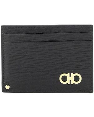 Ferragamo Logo Card Bag - Black
