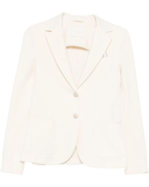 Circolo 1901 Single-Breasted Blazer - White