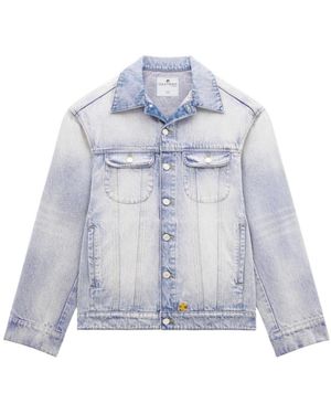 Courreges Cocoon Denim Jacket - Blue