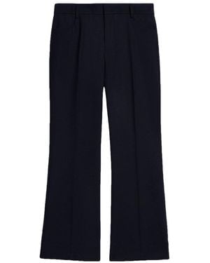 Ami Paris Ami Mid-Rise Flared Pants - Blue