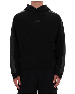 Versace Jeans Couture Couture Long Sleeve Logo Hoodie - Black