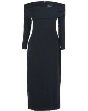 Solace London London Yuni Midi Dress - Blue