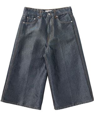 Ganni Belt-Loops Shorts - Grey