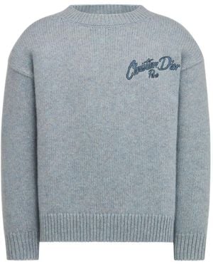 Dior Crew Neck Sweater - Gray