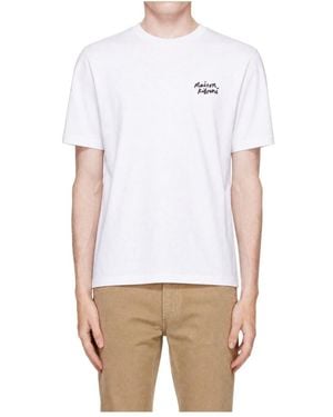 Maison Kitsuné Crew-Neck T-Shirt - White