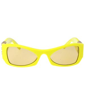 Givenchy Eyewear Rectangular Frame Sunglasses - Yellow