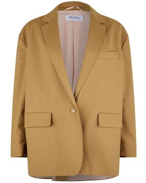 Max Mara Oversized Monica Blazer - Brown