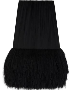 Phoebe Philo Layered Skirt - Black