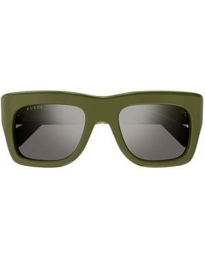 Gucci Eyewear Square Frame Sunglasses - Green