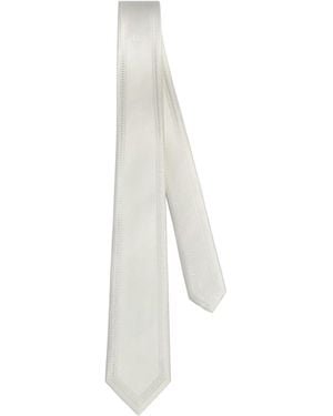 Dior Moulures Tie - White