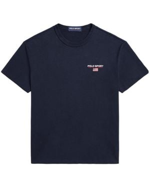 Polo Ralph Lauren Logo Crew Neck T-Shirt - Blue