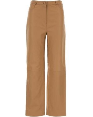 Loulou de Saison Cobe Straight-Leg Trousers - Natural