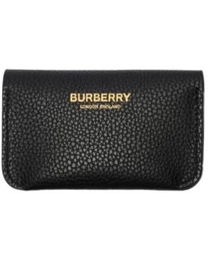 Burberry Leather Coin Case - Black