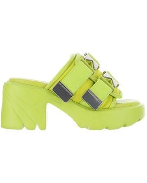 Bottega Veneta Flash Chunky Mules - Yellow