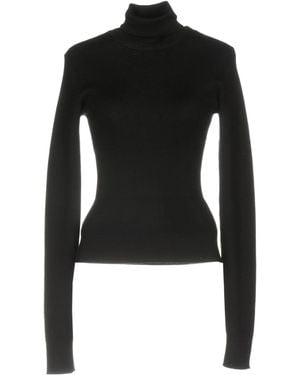 Dolce & Gabbana Lightweight Knit With A High Neck And Long Sleeves - Black