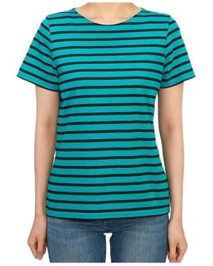 Saint James Striped T-Shirt - Green