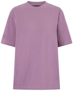 Tibi Cotton-Jersey T-Shirt - Purple