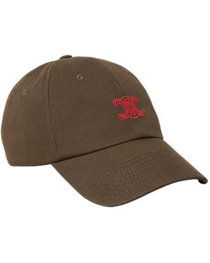 Celine Triomphe Richelieu Cap - Brown